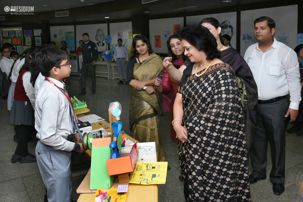 Presidium Indirapuram, HON’BLE CHAIRPERSON LAUDS PRESIDIANS AT SCIENCE WEEK & ART FAIR