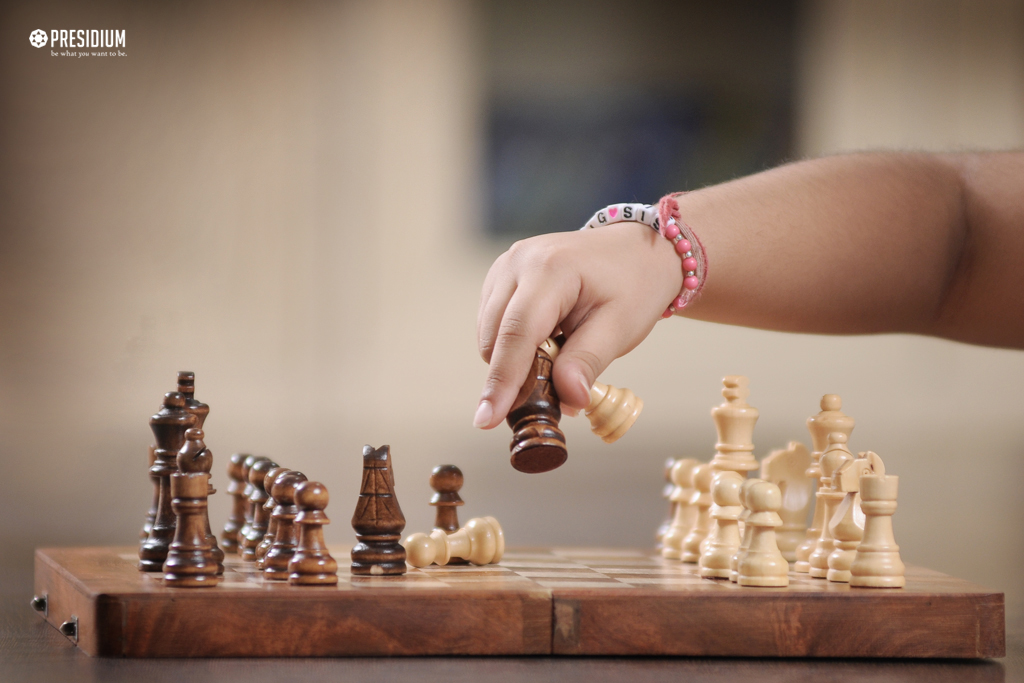 Presidium Indirapuram, PRESIDIANS WIN OVERALL CHAMPIONSHIP TROPHY AT DISTRICT CHESS MEET