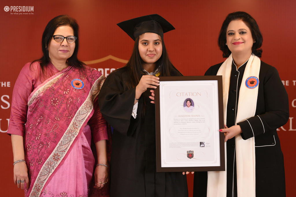 Presidium Gurgaon-57, CITATION CEREMONY: WISHING THE STUDENTS A BRIGHTER FUTURE AHEAD