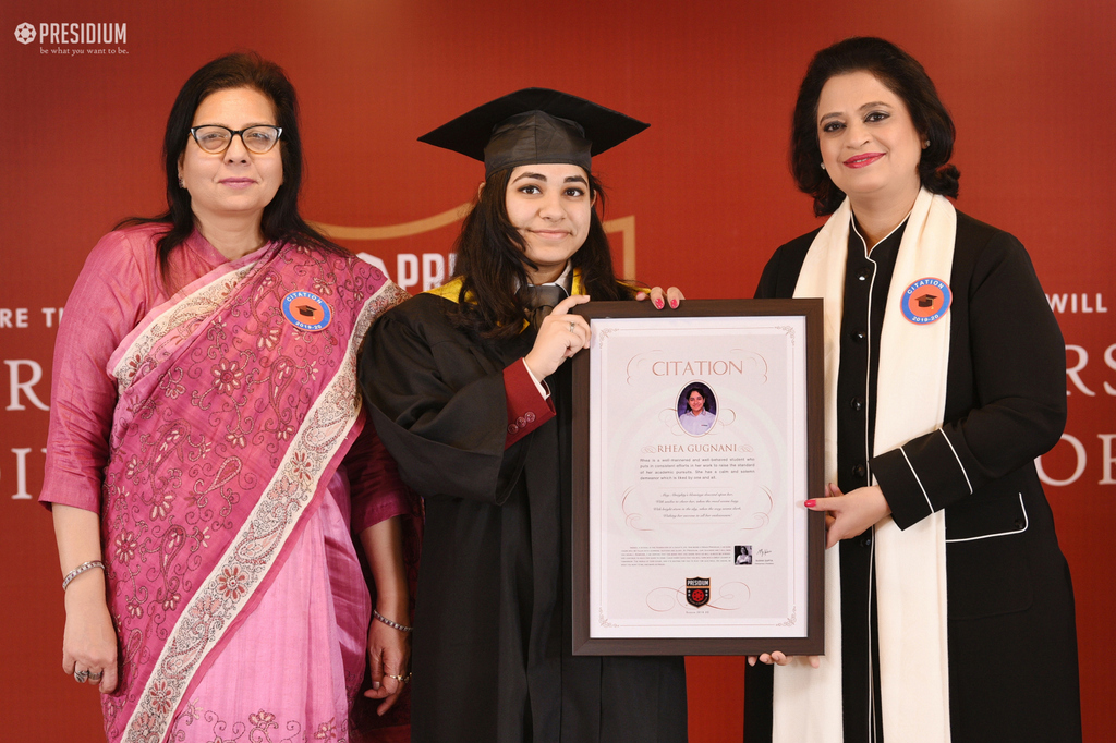 Presidium Gurgaon-57, CITATION CEREMONY: WISHING THE STUDENTS A BRIGHTER FUTURE AHEAD