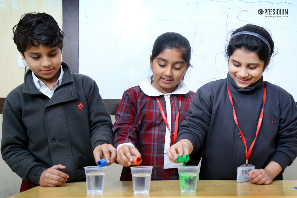 Presidium Gurgaon-57, STUDENTS ENJOY AN INTRIGUING SCIENCE ACTIVITY