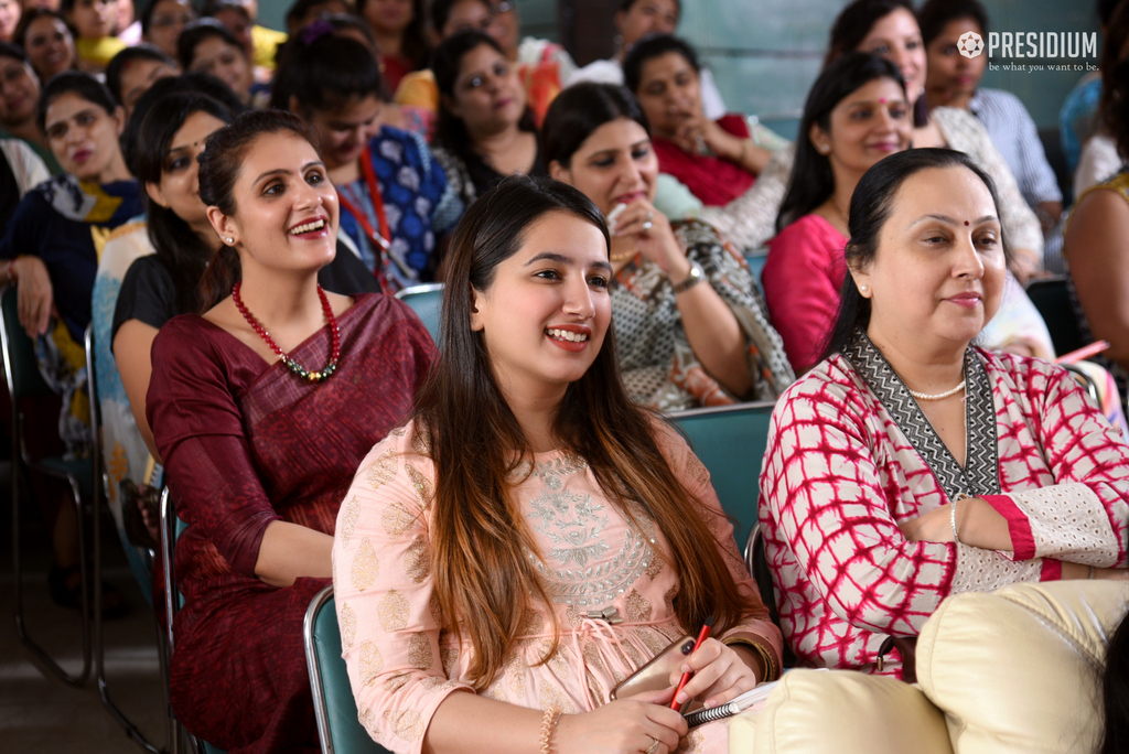 Presidium Indirapuram, CHAIRPERSON, MRS SUDHA GUPTA CONDUCTS AN INCITING SEMINAR ON ‘BEING