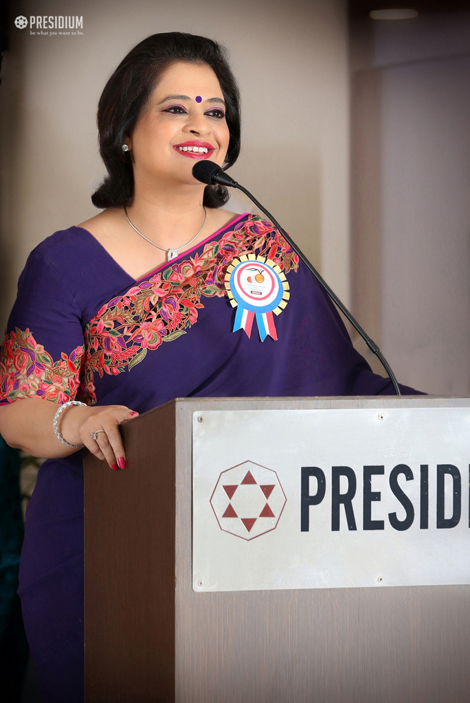 Presidium Gurgaon-57, SUDHA MA'AM HONOURS YOUNG ACHIEVERS OF PRESIDIUM GURGAON