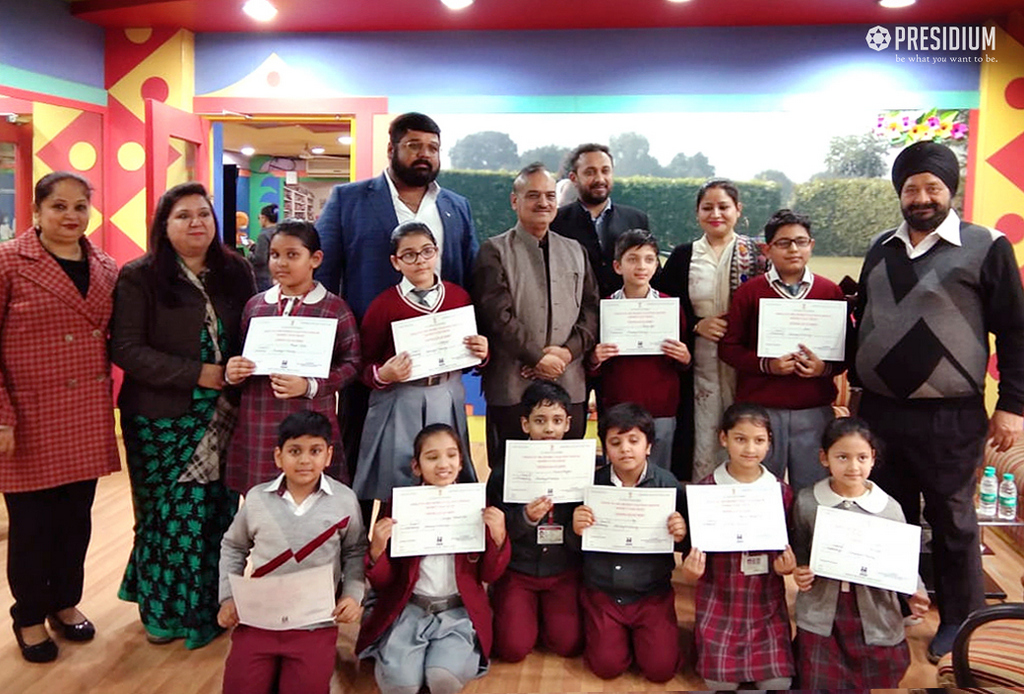 Presidium Vivek Vihar, PRESIDIANS DISPLAY THEIR CREATIVE TALENT AT DRAWING COMPETITION