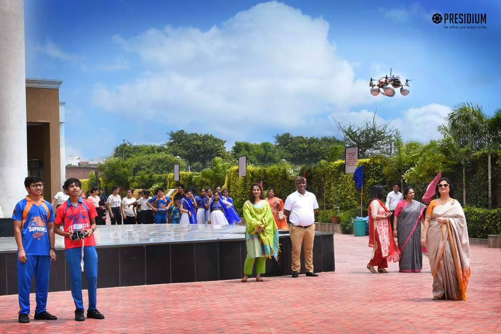 Presidium Gurgaon-57, PRESIDIANS ADD WINGS TO THEIR DREAMS BY DEVELOPING A DRONE