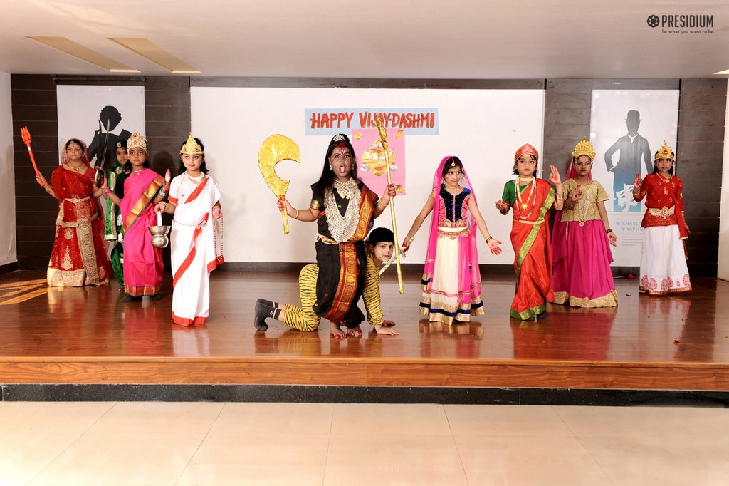 Presidium Gurgaon-57, DUSSEHRA REVELS AT PRESIDIUM GURGAON: FESTIVE SPIRIT IN THE AIR