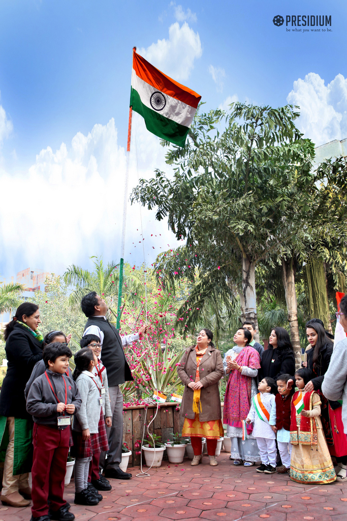 Presidium Dwarka-6, PRESIDIANS DISPLAY THEIR PATRIOTIC SPIRIT ON REPUBLIC 