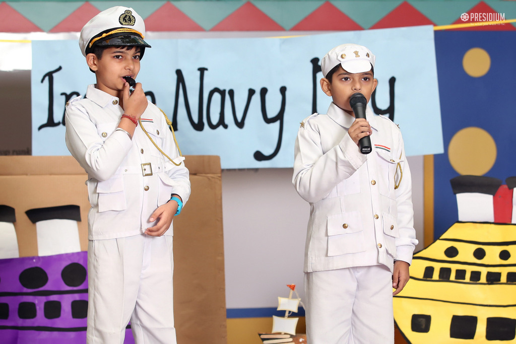 Presidium Dwarka-6, SOULFUL RENDITIONS BY STUDENTS ON NAVY DAY