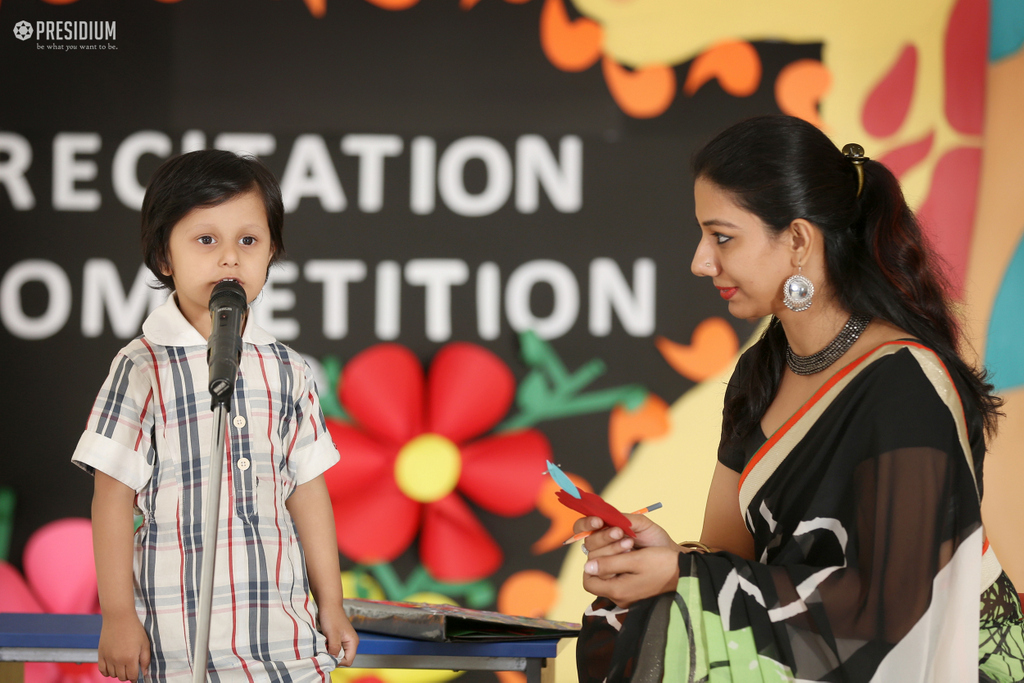 Presidium Indirapuram, ENHANCING LINGUISTIC SKILLS WITH RHYME RECITATION COMPETITION