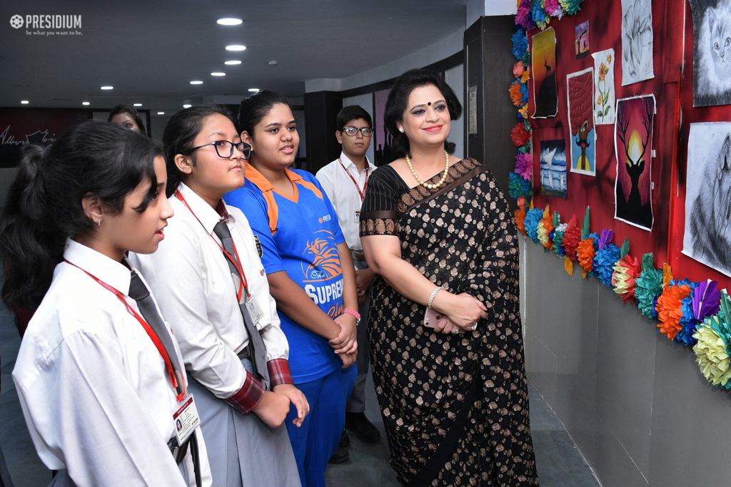 Presidium Indirapuram, PRESIDIANS GIVE EXPRESSION TO THEIR IMAGINATION AT THE 'ART FAIR'