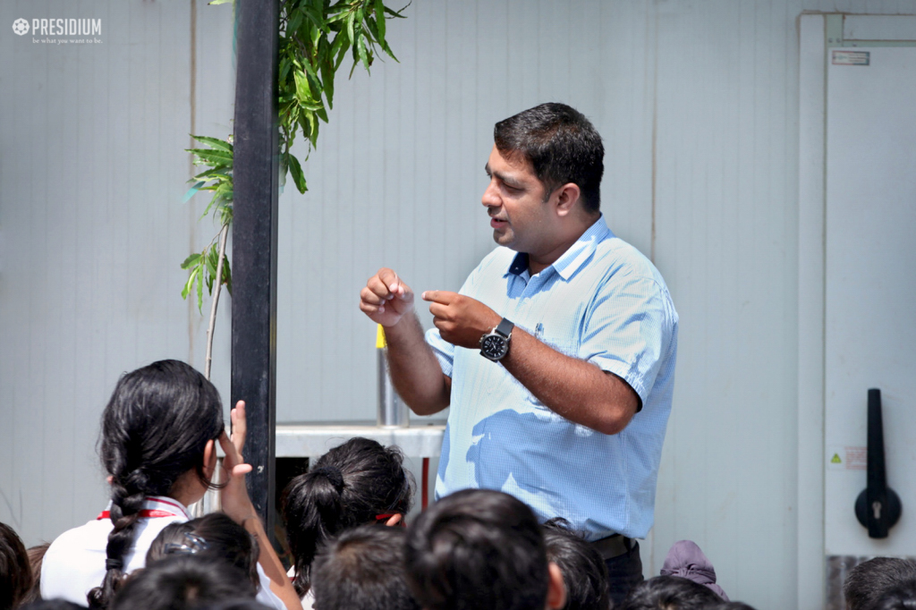 Presidium Gurgaon-57, PRESIDIANS VISIT A COLD STORAGE UNDER PBL THEME FOOD PRESERVATION