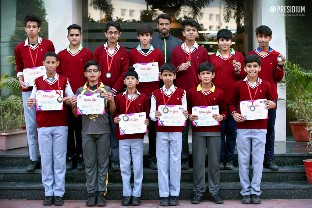 Presidium Gurgaon-57, YOUNG FOOTBALLERS BRING LAURELS TO THE SCHOOL