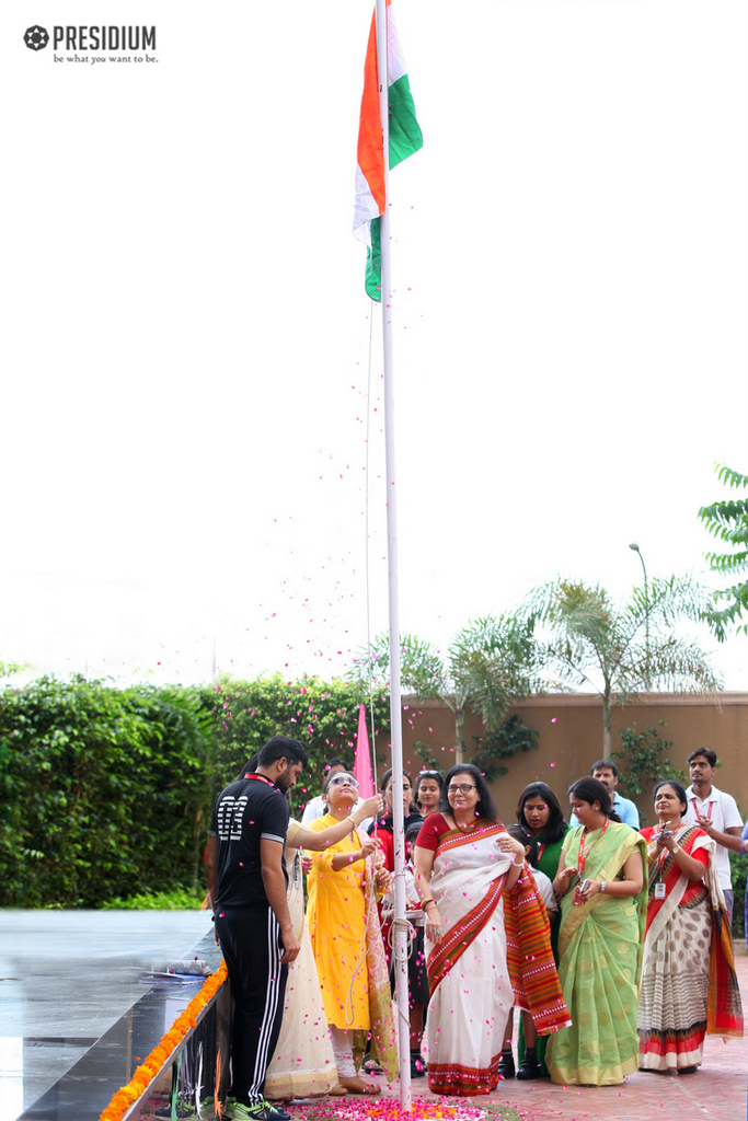 Presidium Gurgaon-57, PRESIDIANS COMMEMORATE INDIA'S FREEDOM ON 72ND INDEPENDENCE DAY