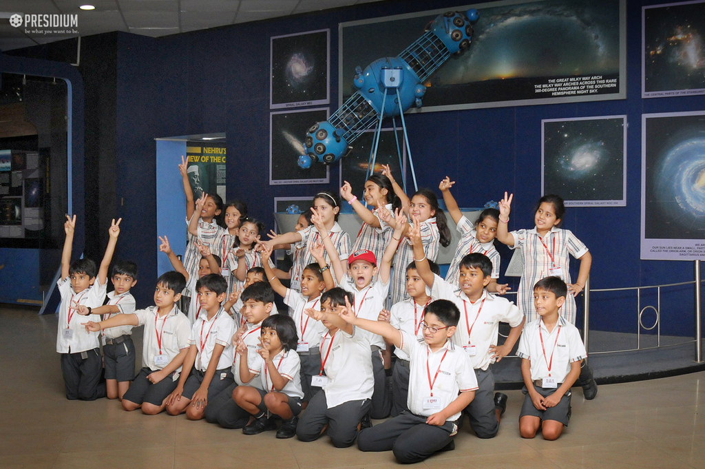 Presidium Gurgaon-57, VISIT TO NEHRU PLANETARIUM BOOSTS KIDS’ CURIOSITY IN ASTRONOMY