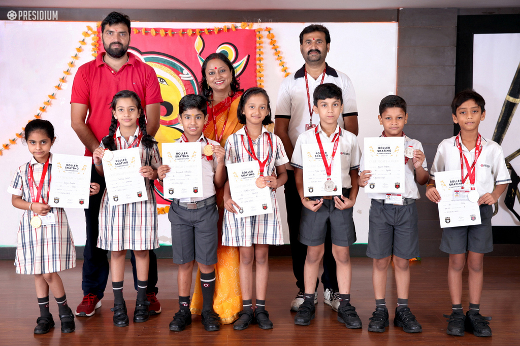 Presidium Gurgaon-57, SGFI SKATING CHAMPIONSHIP: PRESIDIANS SKATE TO VICTORY