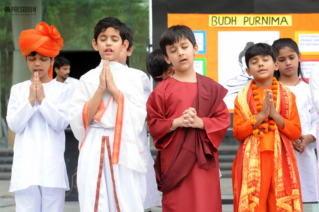 Presidium Gurgaon-57, PRESIDIANS LEARN ABOUT EIGHT FOLD PATH OF LIFE ON BUDDHA PURNIMA