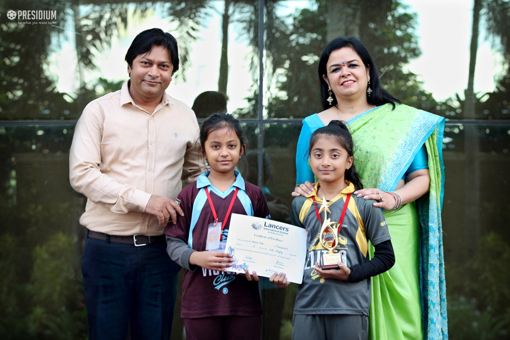 Presidium Gurgaon-57, PRESIDIANS SHINE AT INTERSCHOOL FESTIVAL AT LANCERS INTERNATIONAL