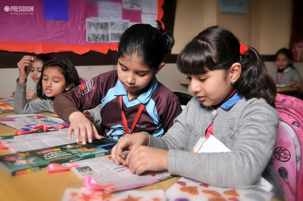 Presidium Gurgaon-57, AUGMENTING CREATIVITY OF STUDENTS WITH PAPER BAG MAKING ACTIVITY