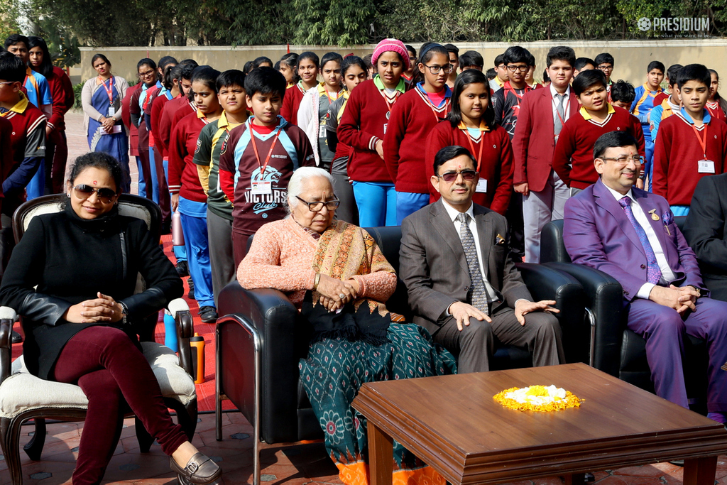 Presidium Gurgaon-57, PRESIDIANS SOAK IN THE FEELING OF PATRIOTISM THIS REPUBLIC DAY