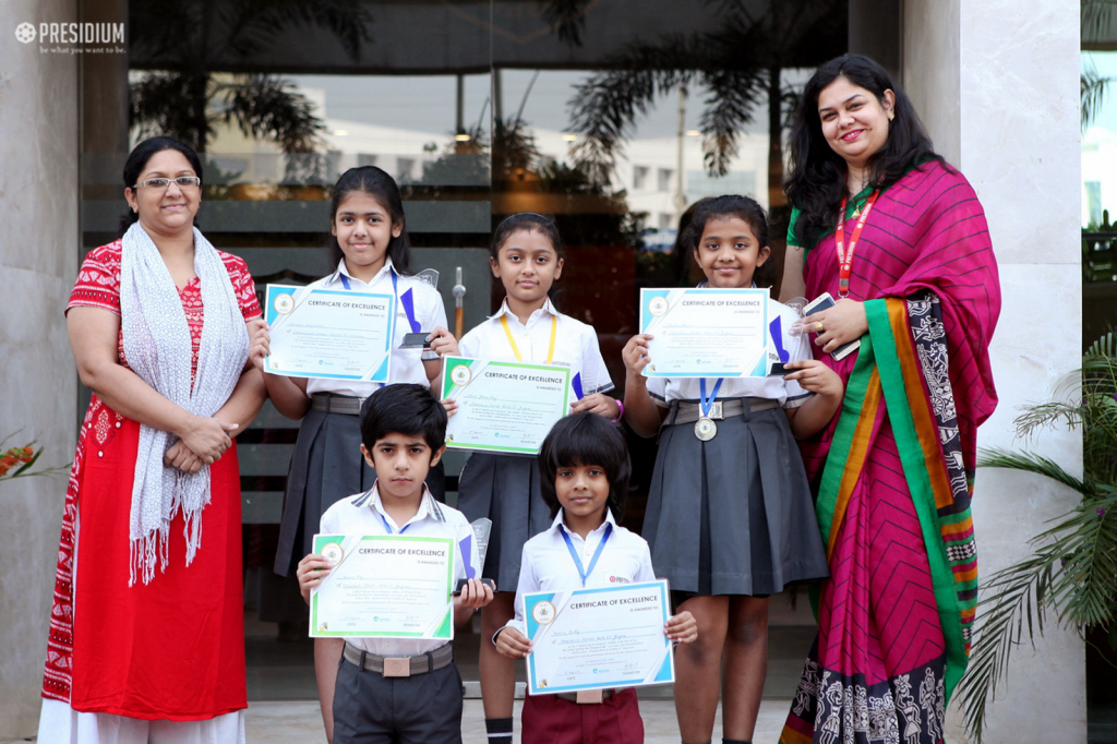 Presidium Gurgaon-57, SPELL WIZARDS PERFORM WONDERFULLY AT GLOBAL SPELL BEE COMPETITION