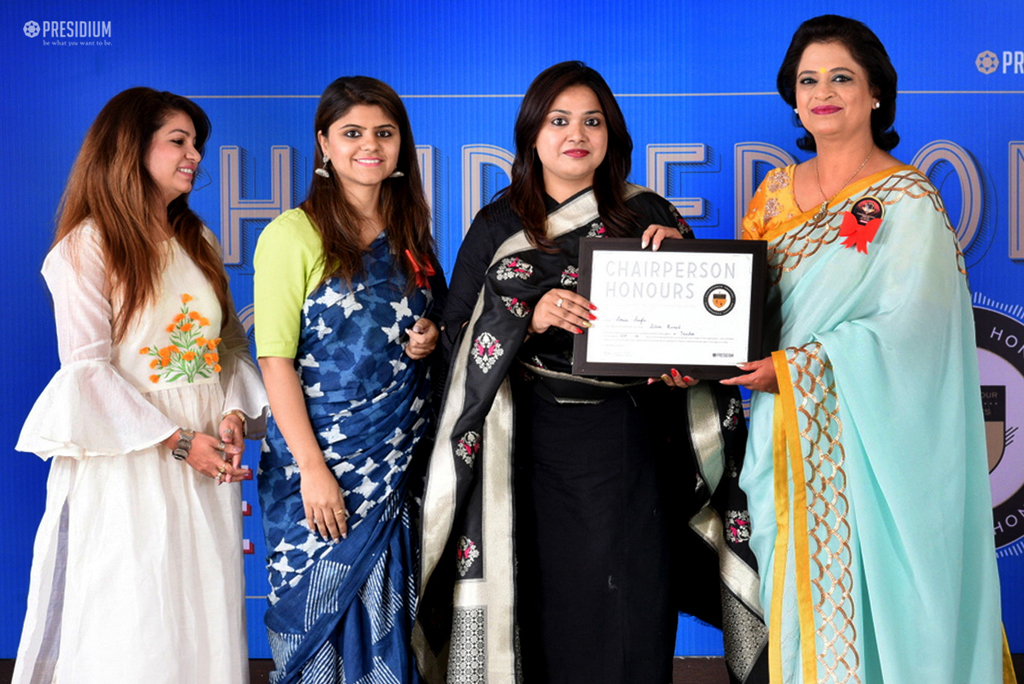 Presidium Gurgaon-57, CELEBRATING ENORMOUS STRENGTH OF TEACHERS : CHAIRPERSON HONOURS Presidium Gurgaon-57, CELEBRATING ENORMOUS STRENGTH OF TEACHERS : CHAIRPERSON HONOURS