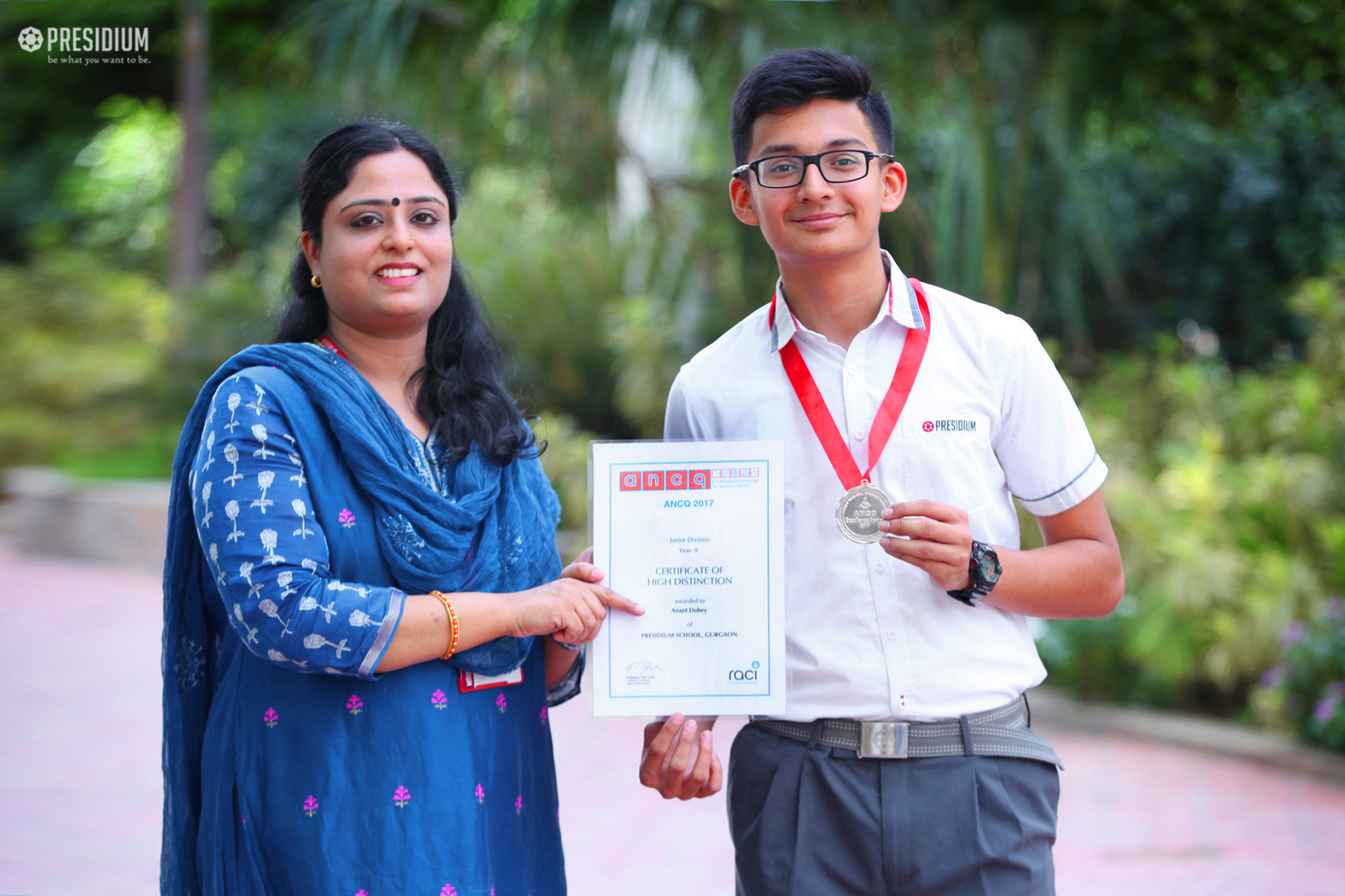 Presidium Gurgaon-57, ANANT DUBEY BAGS LAURELS AT AUSTRALIAN NATIONAL QUIZ