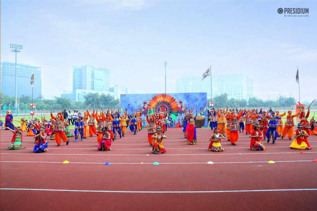 Presidium Gurgaon-57, SPORTS DAY: A DAY FILLED WITH THE EXHILARATION OF JOY & VICTORY