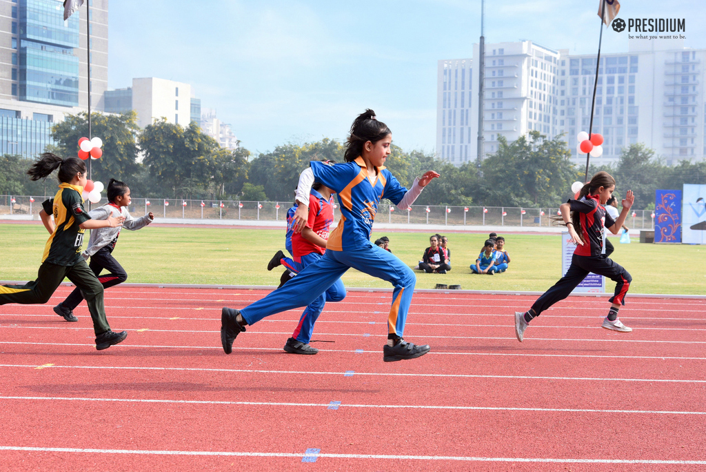 Presidium Gurgaon-57, SPORTS DAY: A DAY FILLED WITH THE EXHILARATION OF JOY & VICTORY