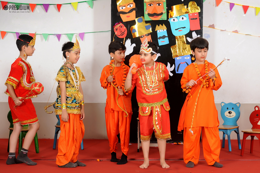 Presidium Gurgaon-57, DUSSEHRA REINFORCES CULTURAL VALUES IN PRESIDIANS