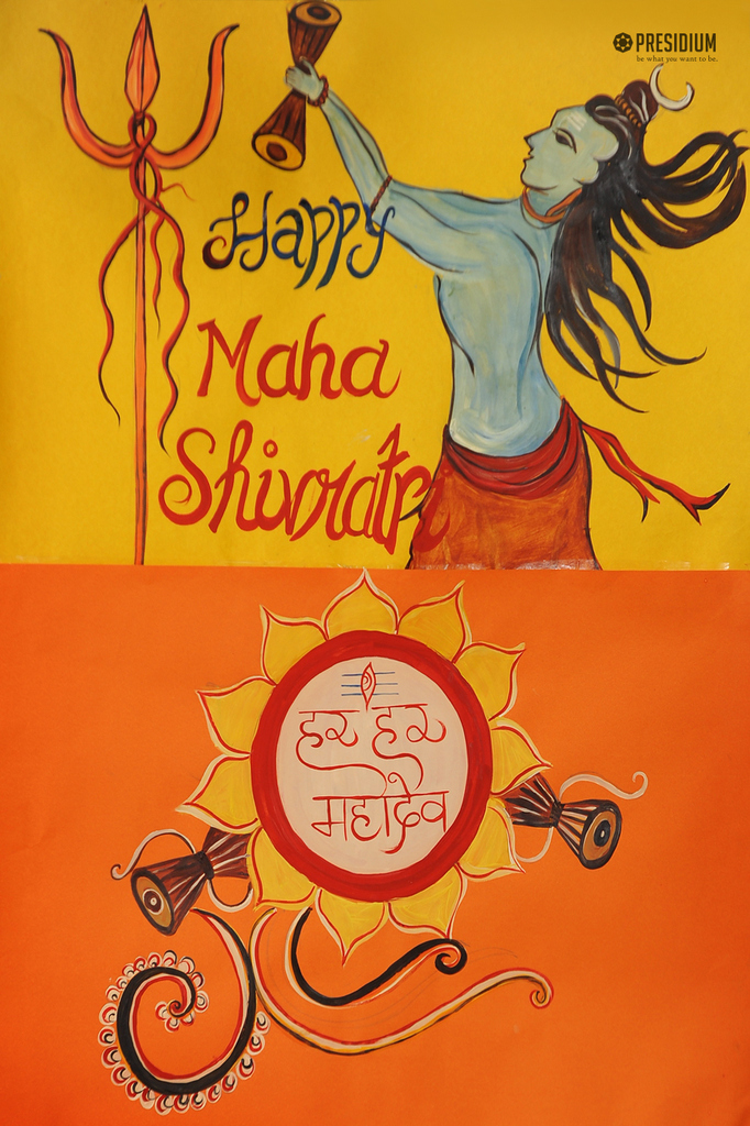 Presidium Gurgaon-57, PRESIDIANS CELEBRATE MAHA SHIVARATRI WITH SPECIAL ASSEMBLY