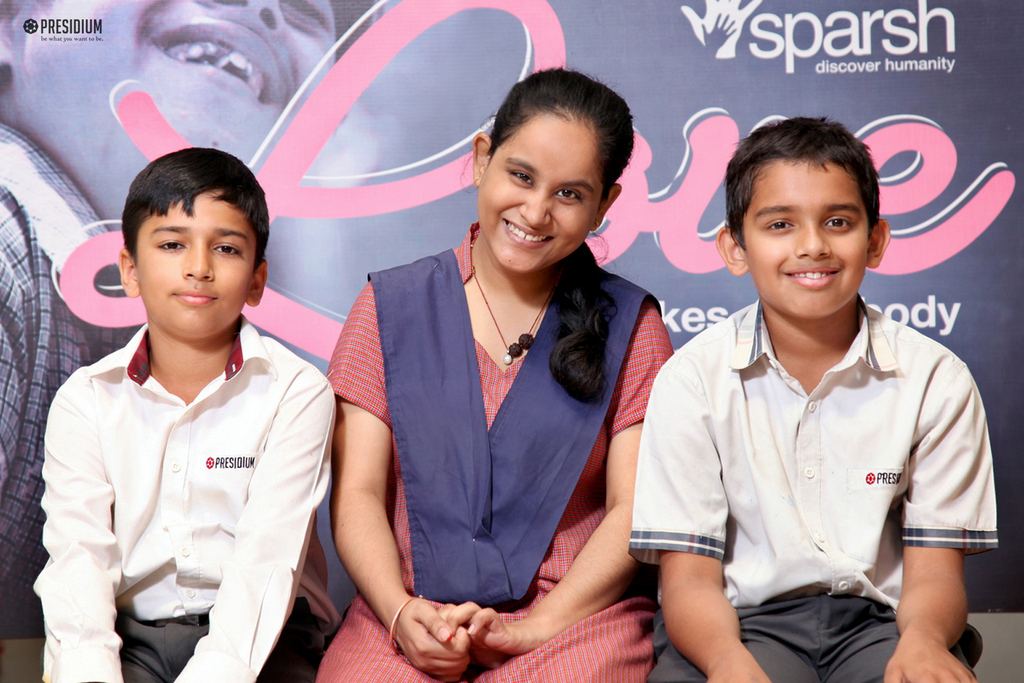 Presidium Gurgaon-57, OUR YOUNG PRESIDIANS BOND WITH THEIR SPECIAL FRIENDS AT SPARSH