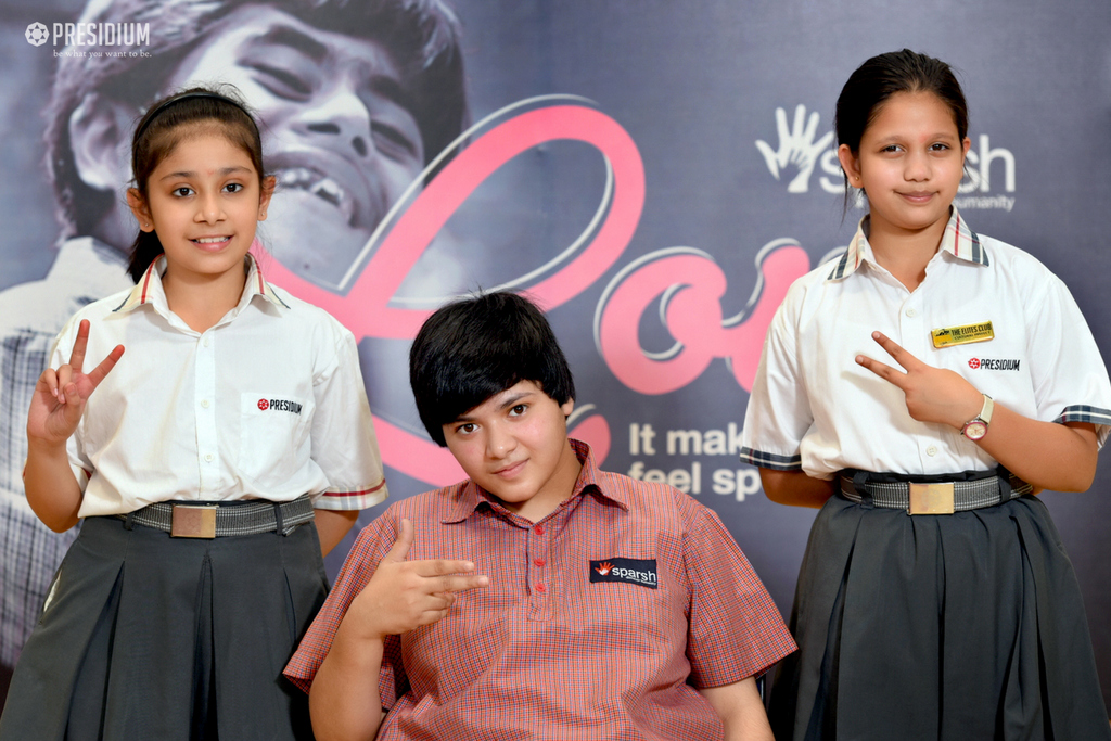 Presidium Indirapuram, PRESIDIANS SPREAD HAPPINESS AT SPARSH SPECIAL SCHOOL