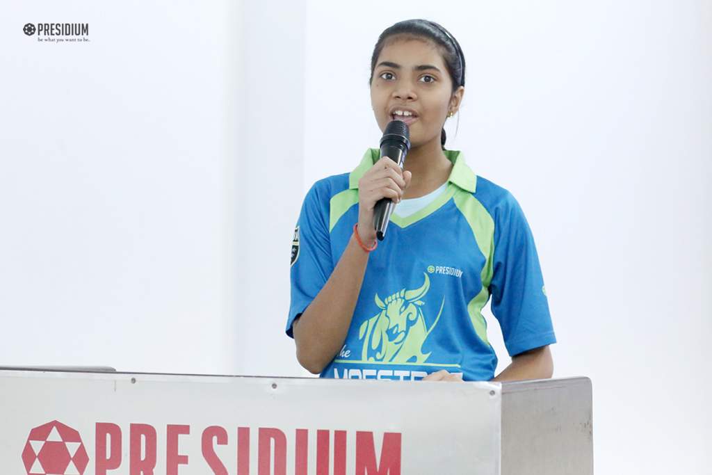 Presidium Indirapuram, वाद-विवाद प्रतियोगिता से प्रेसिडियंस का मनोबल बढ़ा