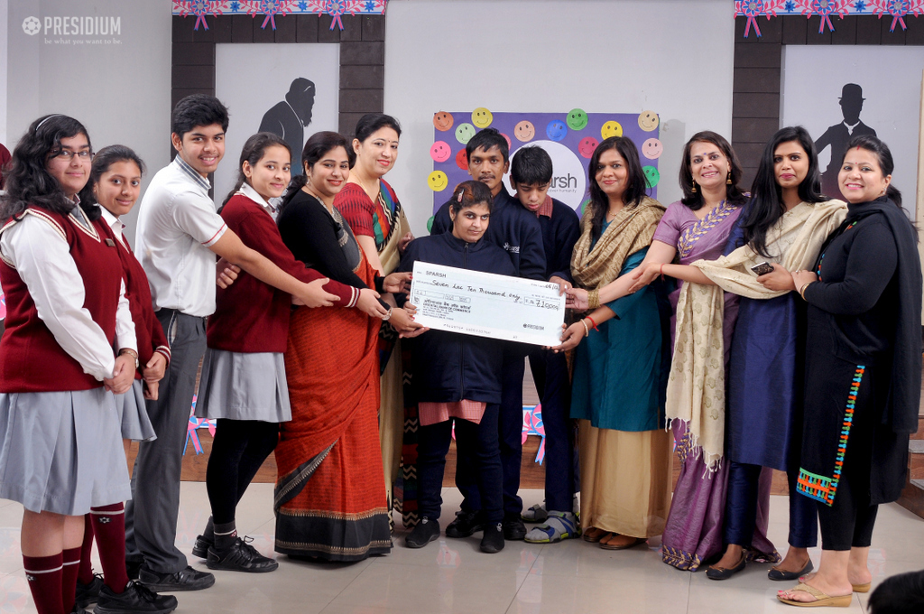 Presidium Indirapuram, SPECIAL CHILDREN OF SPARSH THANK THEIR KIND FRIENDS AT PRESIDIUM