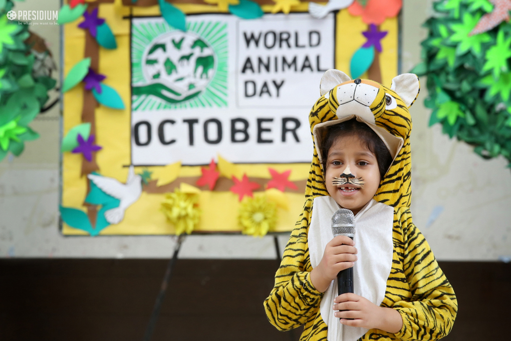 Presidium Indirapuram, WORLD ANIMAL DAY: PRESIDIUM TURNS INTO A WONDROUS JUNGLE