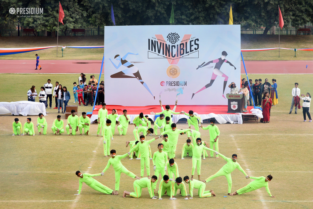 Presidium Indirapuram, STUDENTS EXHIBIT THEIR EXCEPTIONAL TALENTS AT ANNUAL SPORTS DAY