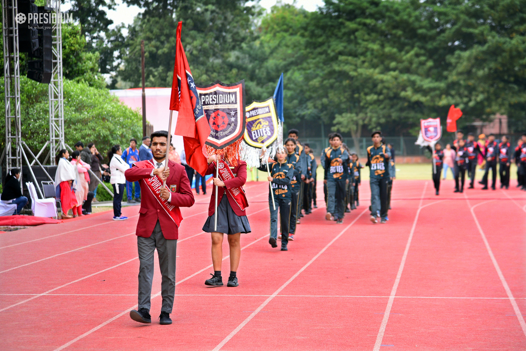 Presidium Indirapuram, STUDENTS EXHIBIT THEIR EXCEPTIONAL TALENTS AT ANNUAL SPORTS DAY