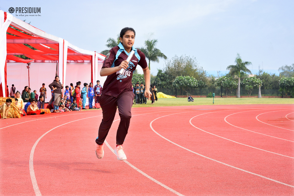 Presidium Indirapuram, STUDENTS EXHIBIT THEIR EXCEPTIONAL TALENTS AT ANNUAL SPORTS DAY