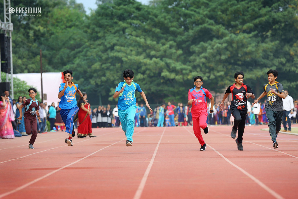 Presidium Indirapuram, STUDENTS EXHIBIT THEIR EXCEPTIONAL TALENTS AT ANNUAL SPORTS DAY