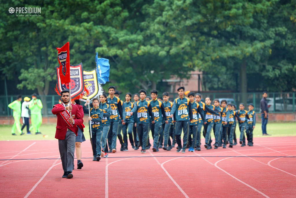 Presidium Indirapuram, STUDENTS EXHIBIT THEIR EXCEPTIONAL TALENTS AT ANNUAL SPORTS DAY