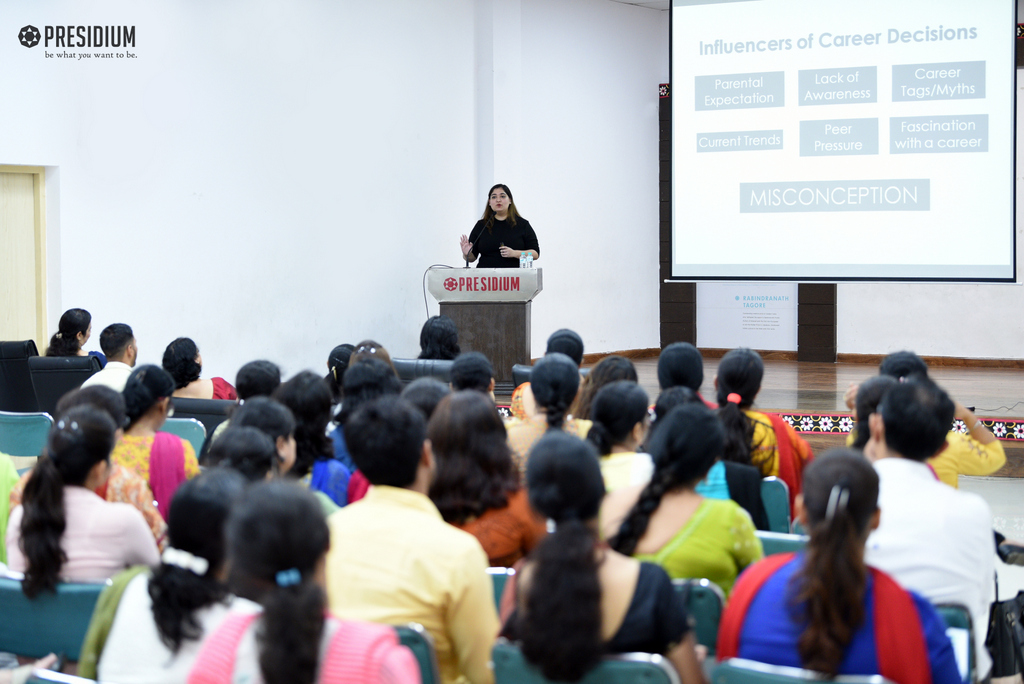 Presidium Indirapuram, PRESIDIUM ORGANISE AN INFORMATIVE SEMINAR ON CAREER COUNSELLING