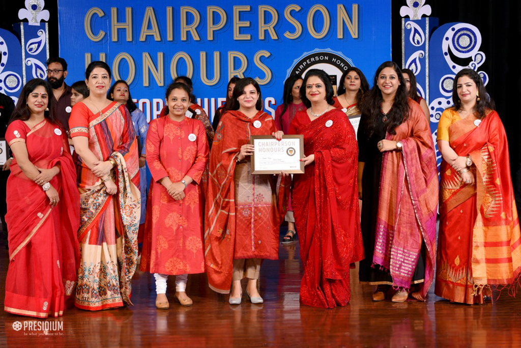 Presidium Indirapuram, TEACHERS RECEIVE RECOGNITION AT CHAIRPERSON HONOURS FOR TEACHERS