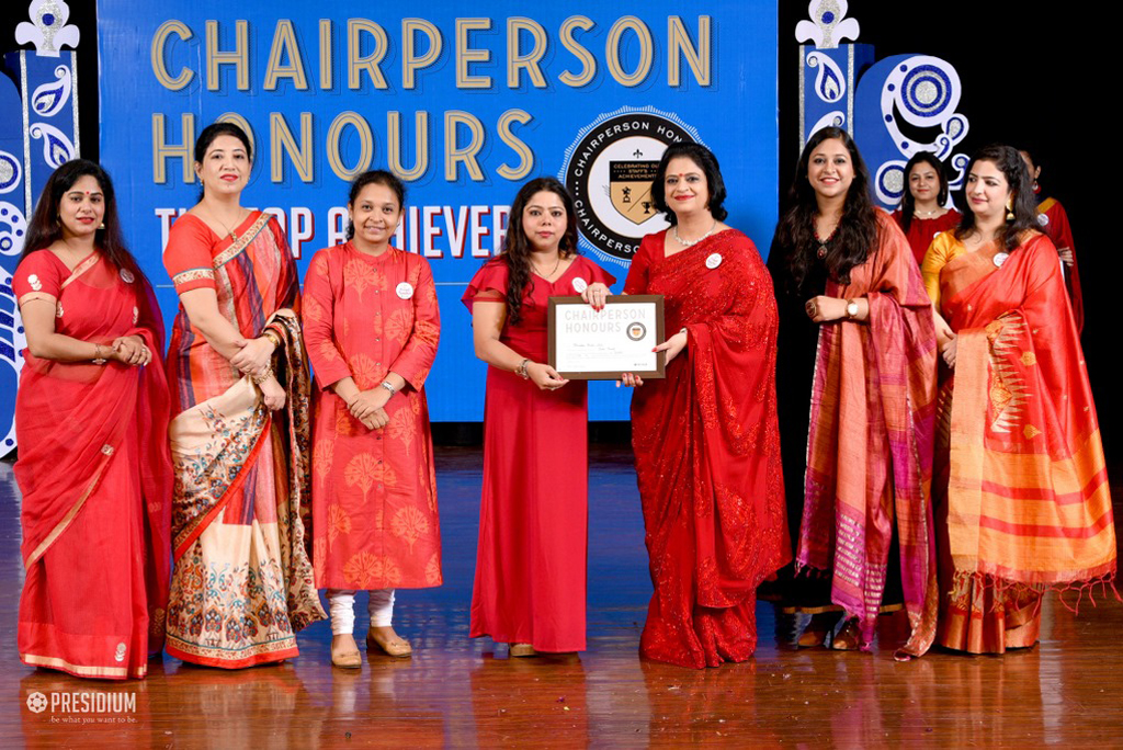 Presidium Indirapuram, TEACHERS RECEIVE RECOGNITION AT CHAIRPERSON HONOURS FOR TEACHERS