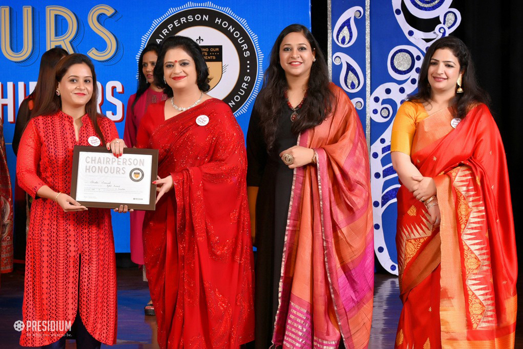 Presidium Indirapuram, TEACHERS RECEIVE RECOGNITION AT CHAIRPERSON HONOURS FOR TEACHERS