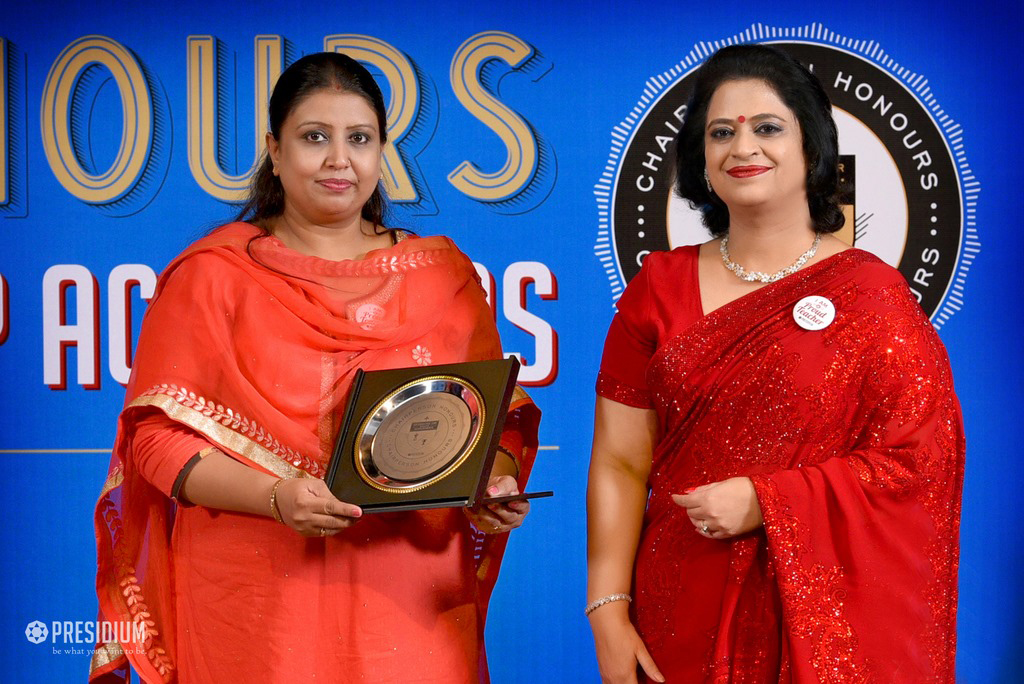 Presidium Indirapuram, TEACHERS RECEIVE RECOGNITION AT CHAIRPERSON HONOURS FOR TEACHERS