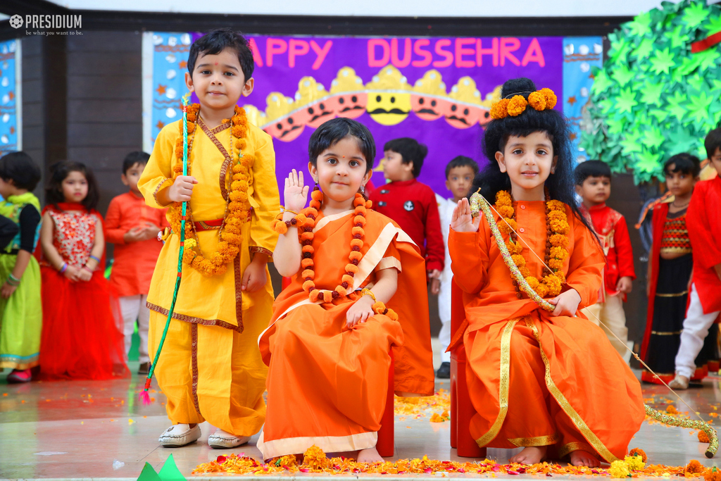 Presidium Indirapuram, PRESIDIANS GIVE MESMERIZING PERFORMANCES ON DUSSEHRA