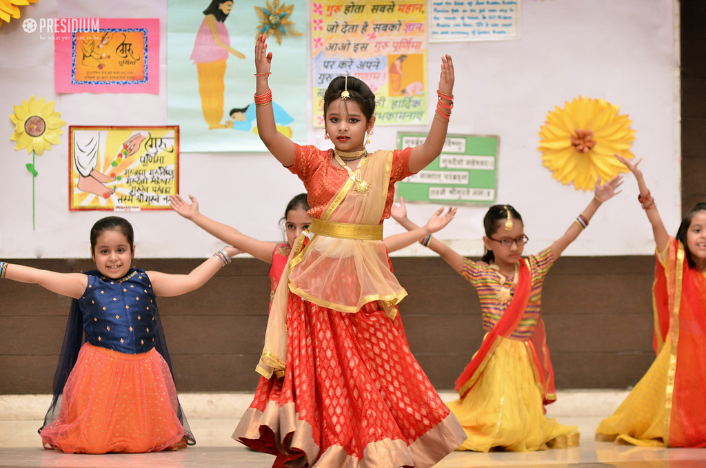 Presidium Indirapuram, GURU PURNIMA:PRESIDIANS CELEBRATE THE PRESENCE OF GURUS IN LIFE