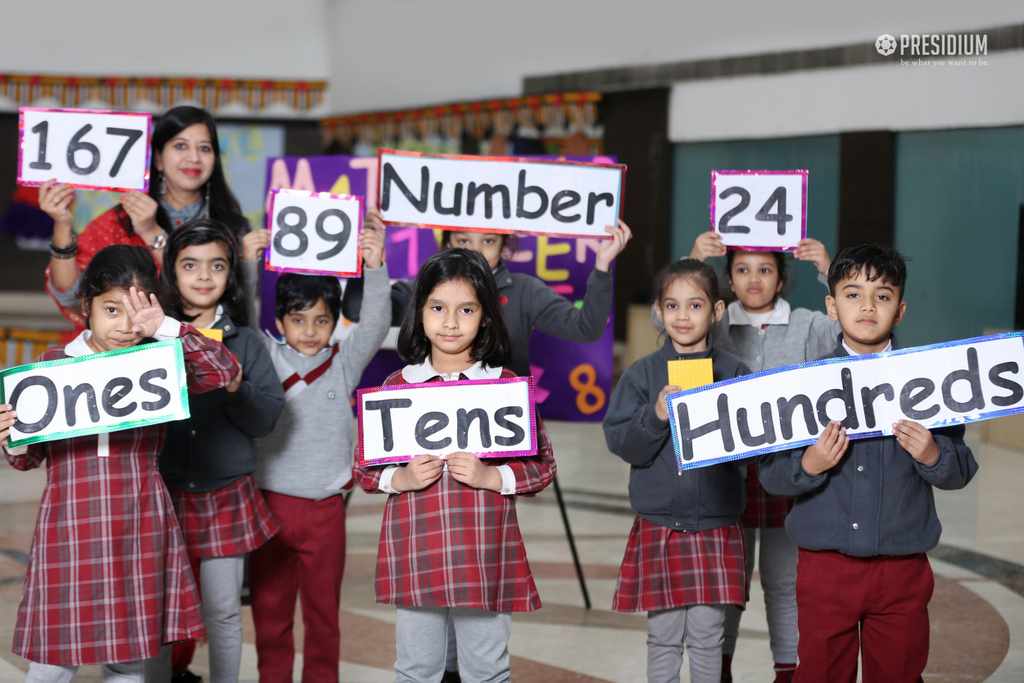 Presidium Indirapuram, PRESIDIUM ORGANIZES MATHS WEEK TO HONE SKILLS OF PRESIDIANS