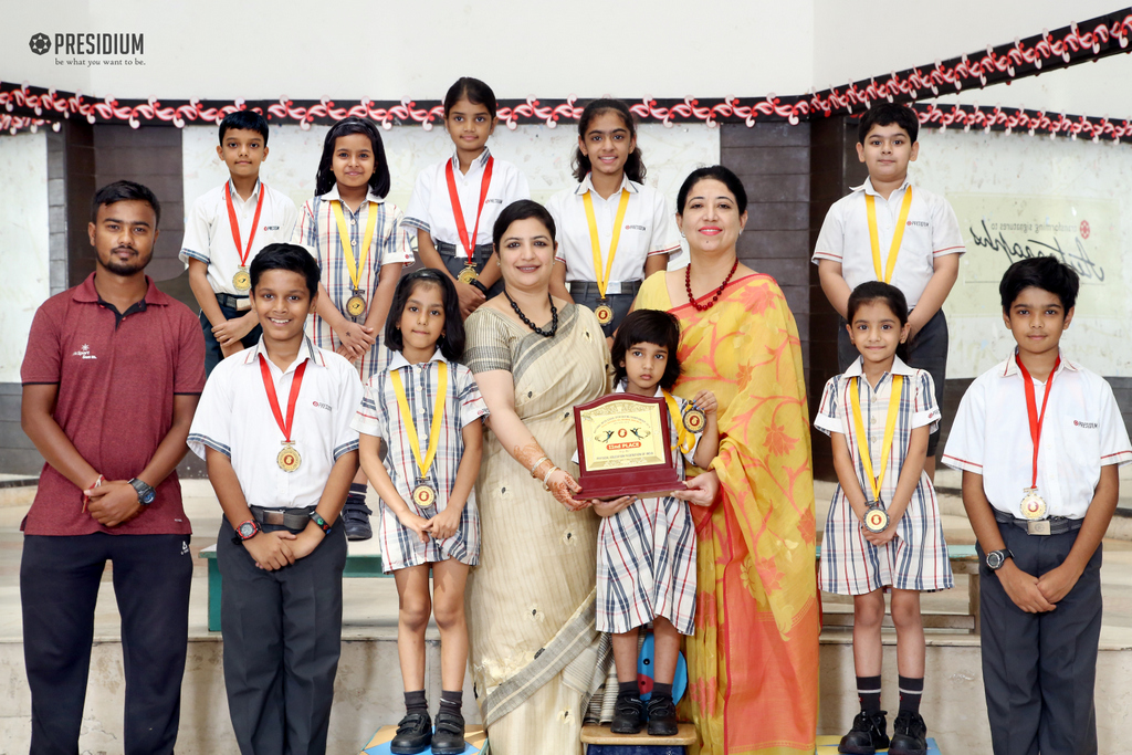 Presidium Indirapuram, STUDENTS MAKE PRESIDIUM PROUD AT OPEN ROLLER SKATING TOURNAMENT 