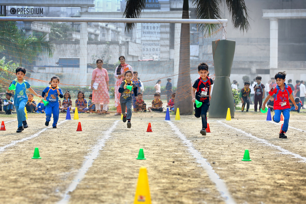 Presidium Indirapuram, ENERGETIC PRESIDIANS EXHIBIT SPORTSMANSHIP ON SPORTS DAY